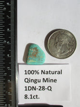 Load image into Gallery viewer, 8.1ct. (19x17x3.5 mm) 100% Natural Qingu Mine Turquoise Gemstone # 1DN 28