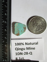 Load image into Gallery viewer, 8.1ct. (19x17x3.5 mm) 100% Natural Qingu Mine Turquoise Gemstone # 1DN 28