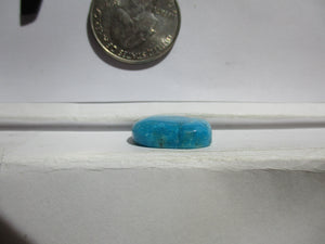 14.4 ct (18x16.5x5.5 mm) Stabilized Kingman Turquoise Cabochon Gemstone, # 1DR 83