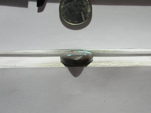 26.3 ct. (26x22x5.5 mm) 100% Natural Bamboo Mountain (Hubei) Turquoise Cabochon Gemstone, # 1EZ 70