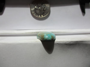 19.4 ct (26x18.5x6 mm) Stabilized Kingman Turquoise Cabochon Gemstone, # 1DW 60