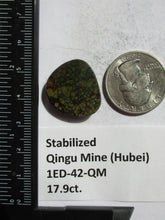 Load image into Gallery viewer, 17.9 ct. (21x22x5 mm) Stabilized Qingu Mine (Hubei) Turquoise Cabochon, Gemstone, 1ED 42