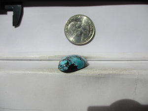 28.0 ct. (26x20x8 mm) Stabilized Cloud Mountain (Hubei) Turquoise  Cabochon, Gemstone, # 1EE 37