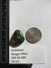 Load image into Gallery viewer, 33.1 ct. (24x21x9) Natural Qinggu Mine (Hubei) Turquoise Cabochon, Gemstone, 1ER 92