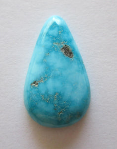 16.40 ct (27x16x5 mm) Natural Morenci Turquoise Cabochon Gemstone # DK 007