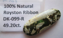 Load image into Gallery viewer, 49.20 ct (43x17.5x7 mm) 100% Natural Royston Ribbon Turquoise Cabochon Gemstone # DK 099