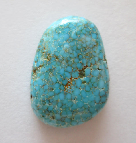 17.50 ct Natural Nevada Blue Spiderweb Turquoise, 23x16x5 mm, Cabochon Gemstone, # DS 002