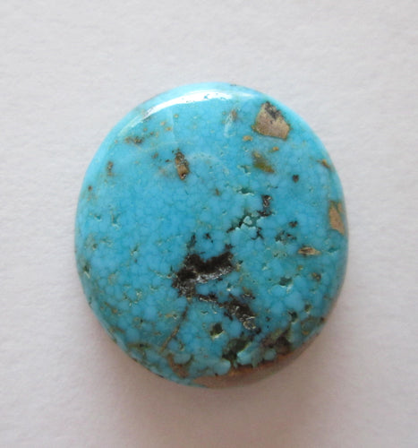 14.30 ct Natural Nevada Blue Turquoise, 29x27x5 mm,  Cabochon Gemstone, # DS 010