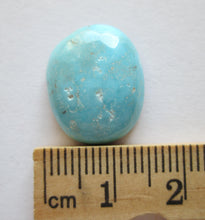 Load image into Gallery viewer, 12.50 ct. (18x15x6 mm) Natural Bisbee Turquoise Cabochon Gemstone, # 1AM 013