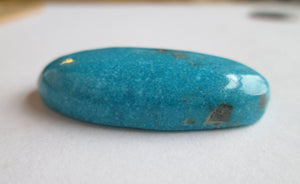 48.00 ct. (37x19x8 mm) Stabilized Morenci Turquoise Cabochon Gemstone, # 1AO 048