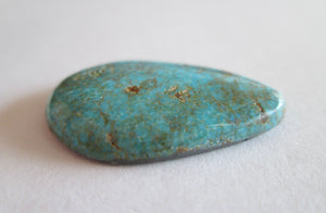 16.80 ct Natural Nevada Blue Turquoise, 26x19x4mm, Cabochon Gemstone, # DS 008