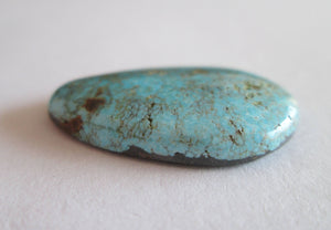 16.80 ct Natural Nevada Blue Turquoise, 26x19x4mm, Cabochon Gemstone, # DS 008