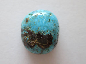 13.50 ct Natural Nevada Blue Turquoise, 14x12x8mm, Cabochon Gemstone, # DS 012