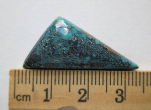 21.90 ct. (32x15x7 mm) 100% Natural Qingu 680 (Hubei) Turquoise Cabochon Gemstone, # 1AN 006