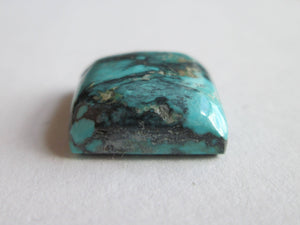18.00 ct. (16x15x6.5 mm) 100% Natural Qingu 680 (Hubei) Turquoise Cabochon Gemstone, # 1AN 017