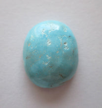 Load image into Gallery viewer, 12.50 ct. (18x15x6 mm) Natural Bisbee Turquoise Cabochon Gemstone, # 1AM 013