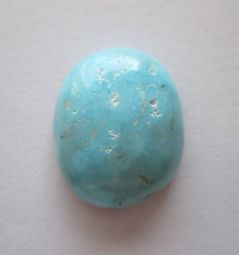 12.50 ct. (18x15x6 mm) Natural Bisbee Turquoise Cabochon Gemstone, # 1AM 013