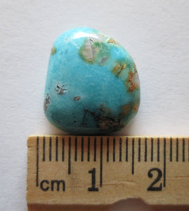 16.40 ct. (17x16x7 mm) 100% Natural Qingu 680 ,Hubei, Turquoise Gemstone, # DV 067