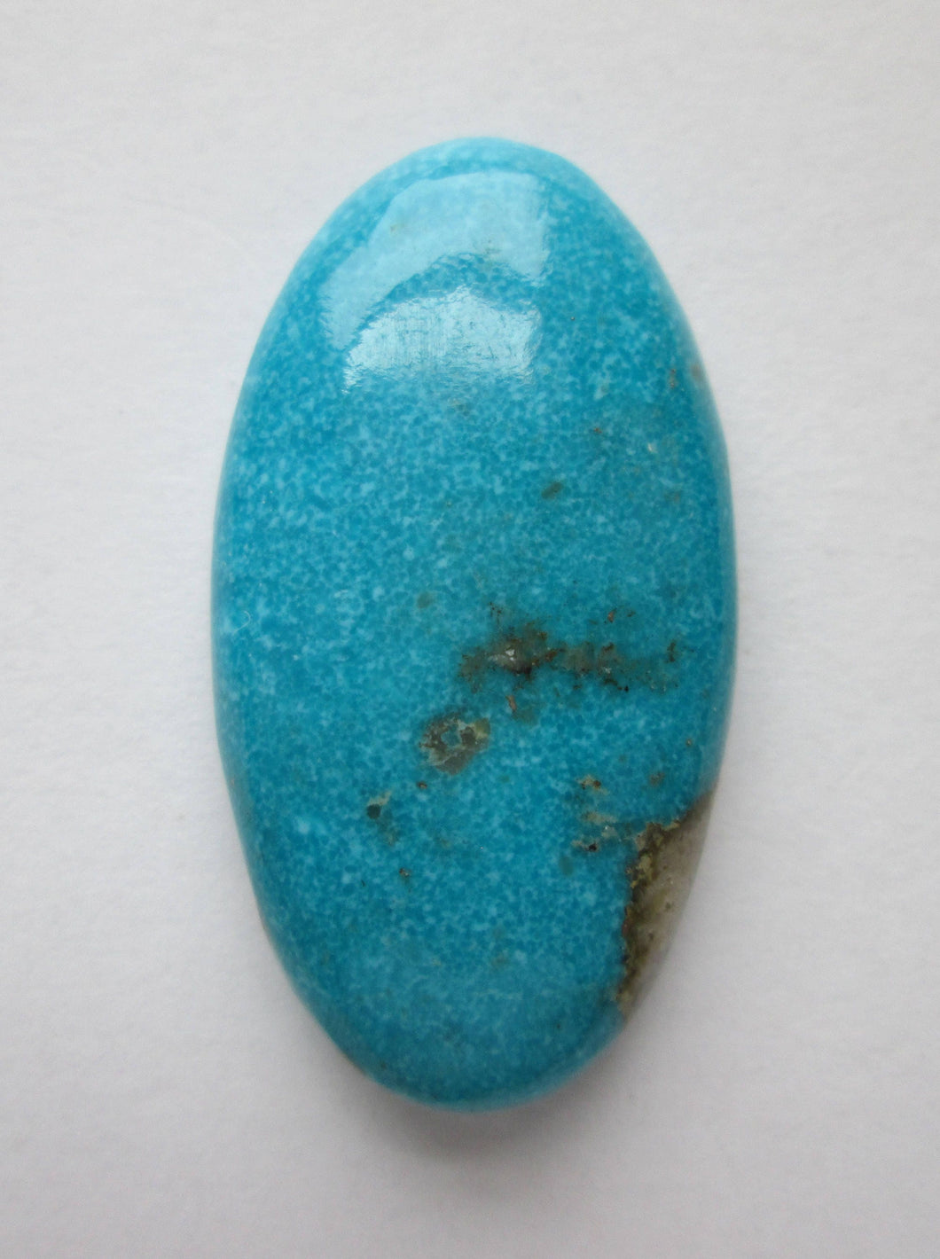48.00 ct. (37x19x8 mm) Stabilized Morenci Turquoise Cabochon Gemstone, # 1AO 048