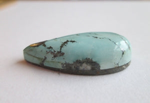 24.70 (29x17x7 mm) Natural Turquoise Mountain Cabochon Gemstone, # 1AS 059