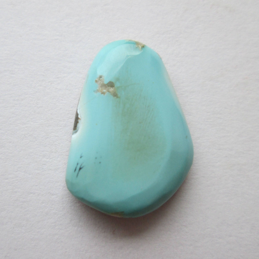 5.60 (16x12x3.5 mm) Natural Turquoise Mountain Cabochon Gemstone, # 1AS 080