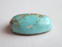 Load image into Gallery viewer, 13.90 (19.5x14x6 mm) Natural Turquoise Mountain Cabochon Gemstone, # 1AS 095