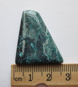 44.00 ct. (30x24x7 mm) Natural Qingu 680 (Hubei) Turquoise Cabochon Gemstone, # 1AT 080