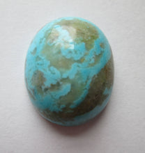 Load image into Gallery viewer, 35.50 ct. (26x22x10 mm) Stabilized Kingman Turquoise 30x21x10 mm Cabochon Gemstone, 1AV 006