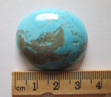 Load image into Gallery viewer, 62.90 ct. (35x30x10 mm) Stabilized Kingman Turquoise 35x30x10 mm Cabochon Gemstone, 1AV 012