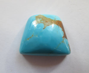 30.50 ct. (26x17x10 mm) Stabilized Kingman Turquoise Cabochon Gemstone, 1AY 003