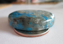 Load image into Gallery viewer, 88.70 ct. (36x36x8 mm) Stabilized Kingman Turquoise Cabochon Gemstone, 1AY 020