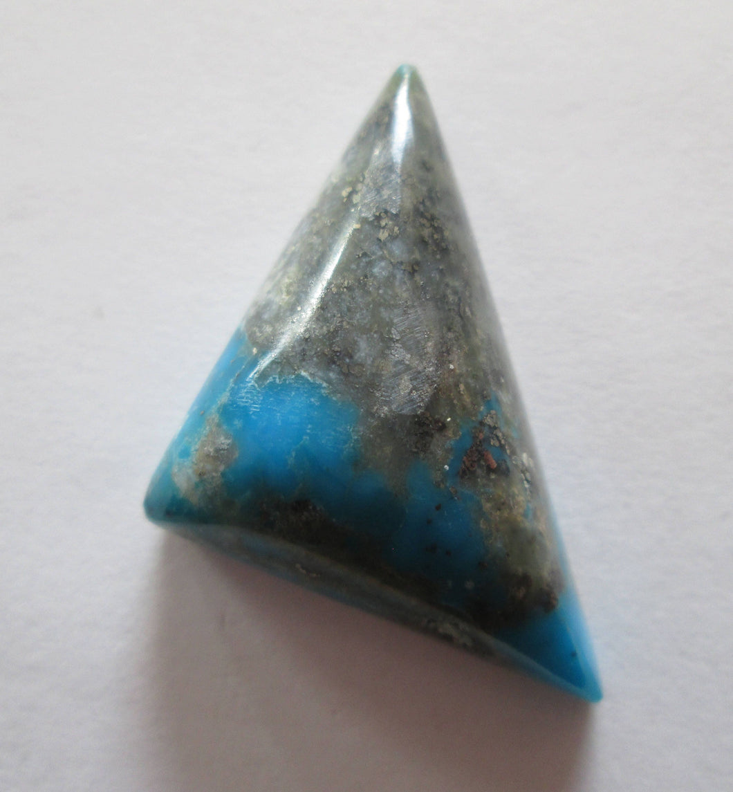 44.90 ct. (38x22x10.5 mm) Stabilized Kingman Turquoise Cabochon Gemstone, 1AY 033