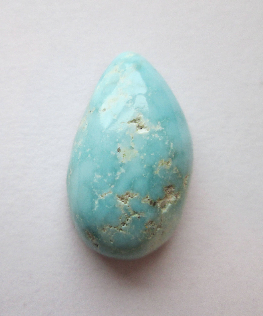 14.20 (21x12x7 mm) Natural Turquoise Mountain Cabochon Gemstone, # 1AS 068