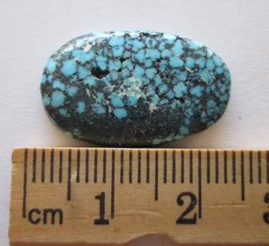 10.50 ct. (23.4x14.5x4 mm) 100% Natural High Grade Kingman Spiderweb Turquoise Cabochon Gemstone, ET 070