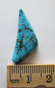 12.00 ct. (28x12x5 mm) 100% Natural Qingu Mine (Hubei) Turquoise Gemstone # EW 029