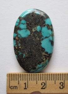 45.10 ct. (37x24x5.5 mm) 100% Natural Qingu Mine (Hubei) Turquoise Gemstone # EY 045