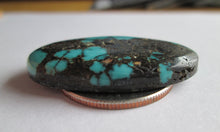 Load image into Gallery viewer, 45.10 ct. (37x24x5.5 mm) 100% Natural Qingu Mine (Hubei) Turquoise Gemstone # EY 045