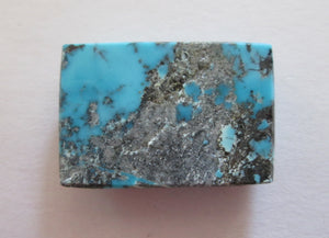 23.20 ct. (24x11x5,5 mm) 100% Natural Qingu Mine, Hubei Turquoise Cabochon Gemstone, # 1BU 014