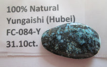 Load image into Gallery viewer, 31.10 ct. (33x20x5 mm) 100% Natural Yungaishi (Hubei) Turquoise Gemstone, # FC 084