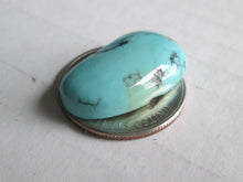 Load image into Gallery viewer, 16.80 ct. (25x14x6 mm) Stabilized Qingu Mine, Hubei, Turquoise Cabochon Gemstone, 1CC 031