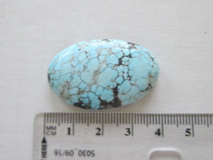 59.30 ct. (38x24x8 mm) 100% Natural Yungaishi Web (Hubei) Turquoise Gemstone, # 1CH 034