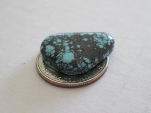 21.10 ct. (25x17x5.5 mm) 100% Natural Yungaishi, Hubei, Turquoise Gemstone, # 1CF 043