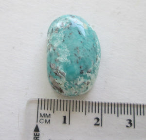 30.70 ct. (26x17x9 mm) Stabilized Qingu Mine (Hubei) Turquoise Cabochon, Gemstone, 1CH 010