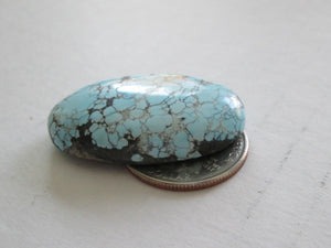 59.30 ct. (38x24x8 mm) 100% Natural Yungaishi Web (Hubei) Turquoise Gemstone, # 1CH 034