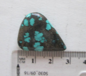 30.10 ct. (28x22x6 mm) 100% Natural Yungaishi (Hubei) Turquoise Gemstone, # 1CH 046