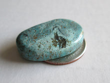 Load image into Gallery viewer, 32.70 ct. (29x19x6 mm) 100% Natural Qingu Mine, Hubei Turquoise Cabochon Gemstone, # 1CK 034