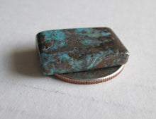Load image into Gallery viewer, 25.30 ct. (24x16x5 mm) 100% Natural Qingu Mine (Hubei) Turquoise Cabochon Gemstone, # 1CK 077