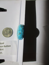 Load image into Gallery viewer, 71.3 ct. (32 round x 9 mm) Stabilized Kingman Turquoise Button  Cabochon Gemstone, BY 009