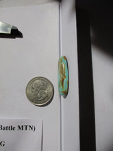 Load image into Gallery viewer, 20.3 ct (31x15x5.5 mm)  Natural Blue Gem (Battle MTN) Turquoise Cabochon Gemstone, AR 067