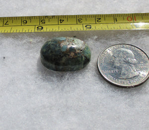 29.5 ct. (24x18x8 mm) Natural Seven Dwarfs Variscite Cabochon, Gemstone BL 014 SD
